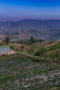 Scenic view of landscape against sky