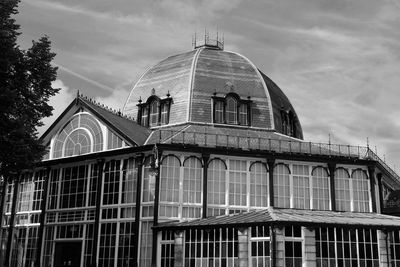 Low angle view of historic building