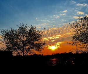 Scenic view of sky at sunset