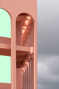 Low angle view of building against sky