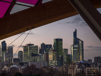 View of skyscrapers