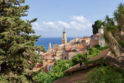 Low angle view of built structures