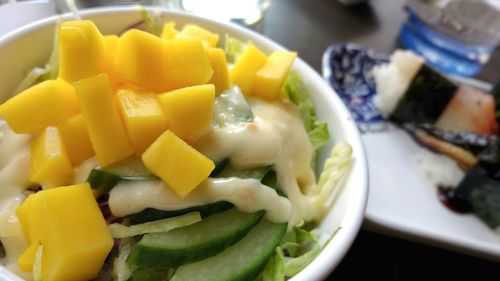 Close-up of food in bowl