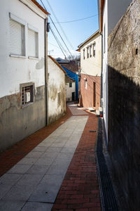 Street amidst buildings in city