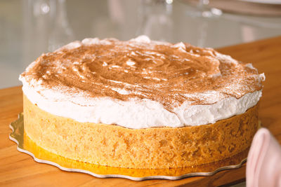 Close-up of cake