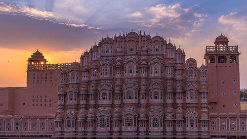 Low angle view of building against sky