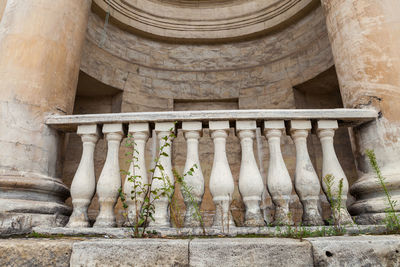 Low angle view of historical building