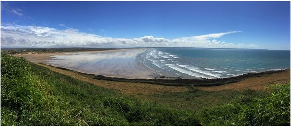 Scenic view of sea against sky - surf beach