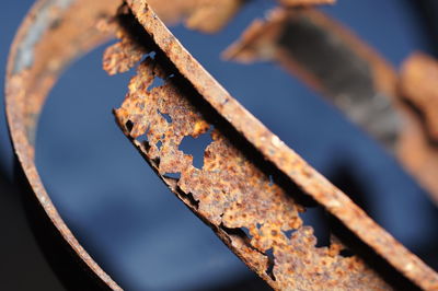 Close-up of rusty metal