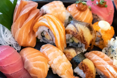 Close-up of sushi