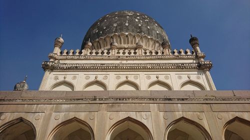 Low angle view of cathedral against clear sky