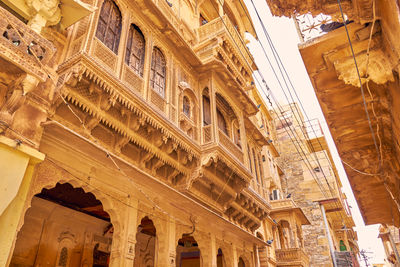 Low angle view of historical building