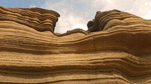 Sandstone formation close-up caberinho sao nicolau