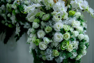 Close-up of rose bouquet