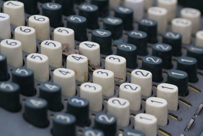 Close-up of computer keyboard