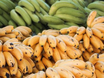 Full frame shot of bananas