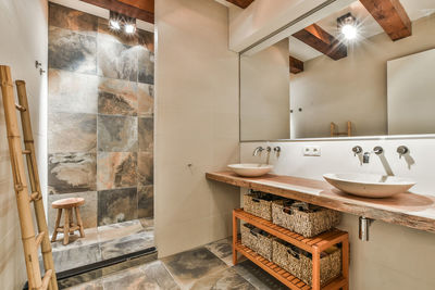 View of bathroom at home