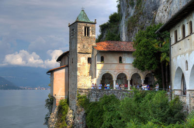 Church  at waterfront on top of a lake