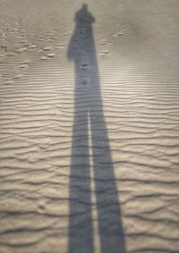 Shadow of people on wall