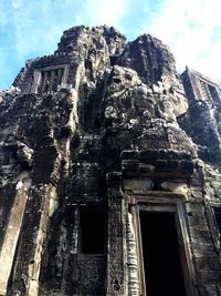 Low angle view of a temple