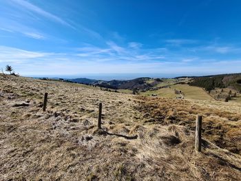 Scenic view of landscape against sky