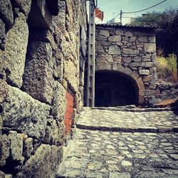 Entrance of old building