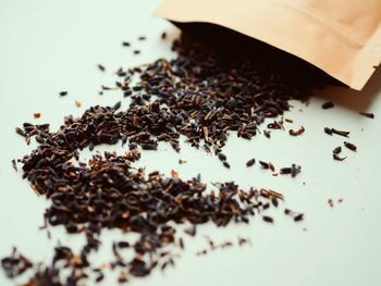 Close-up of seeds on table