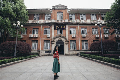 University campus life of hunan university in china