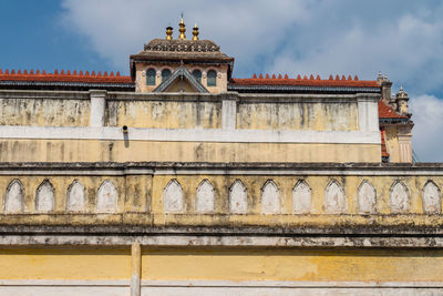 Low angle view of historical building against sky