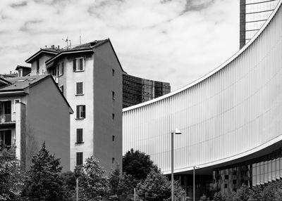 Low angle view of buildings against sky