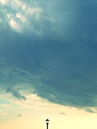 Low angle view of cloudy sky