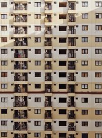 Full frame shot of residential building