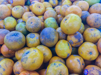 Full frame shot of fruits for sale