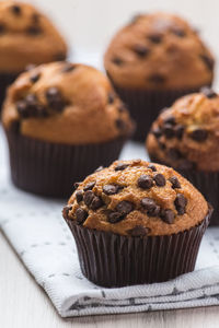 Close-up of chocolate cake