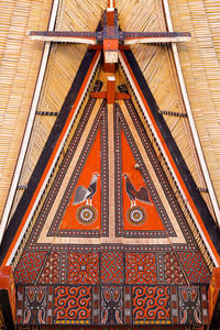 Low angle view of ceiling of building