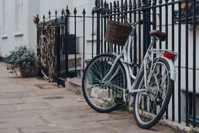 Bicycles on street