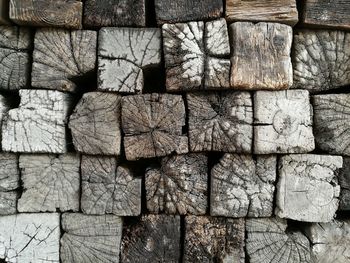 Full frame shot of old wooden wall