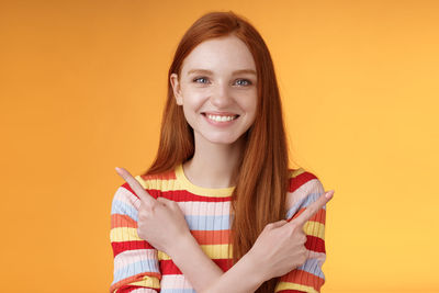 Portrait of a smiling young woman