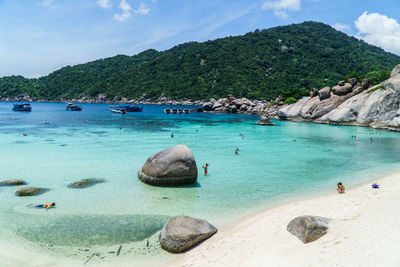 View of koh tao against sky