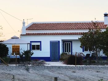 House against clear sky