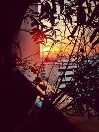View of sky at sunset