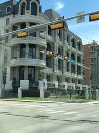 Low angle view of building against sky