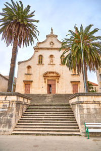 Church in milna on the island of brac in the mediterranean sea near croatia