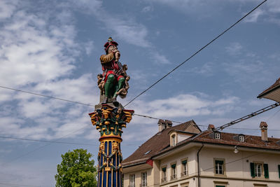 Low angle view of building against sky
