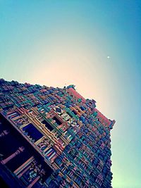 Buildings against blue sky