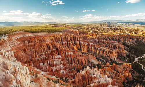 Panoramic view of landscape against sky