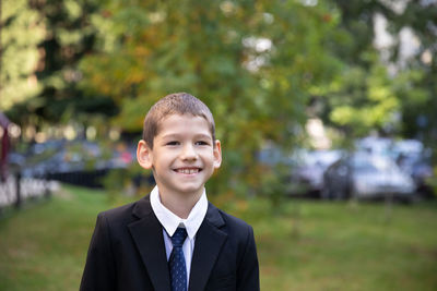 Portrait of a smiling boy