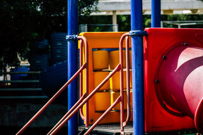 Full frame shot of empty seats in park