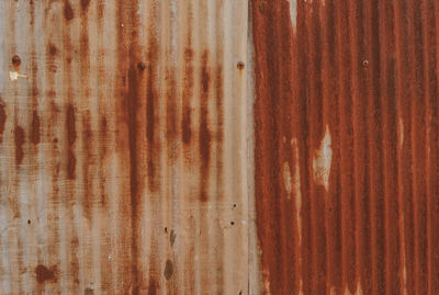 Full frame shot of rusty metal