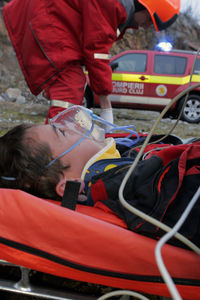 Rear view of two women lying down